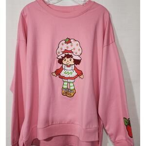 Strawberry shortcake Pink sweatshirt women's size X-Large
